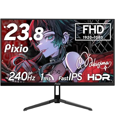 Amazon.co.jp: 【5年保証付き】Pixio PX279 Wave ゲーミングモニター