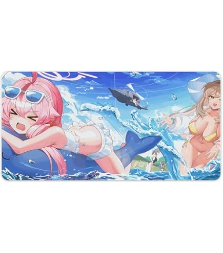 風気委員長のマウスパッド　ブルーアーカイブ公式グッズ ふもコレ×ブルーアーカイブ ゲーミングマウスパッド 風紀委員会