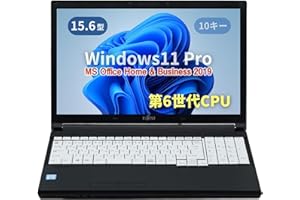 【整備済み品】ノートPC LIFEBOOK A576 /15.6型/10キー/Celeron 3855U/Win11 Pro/MS Office H&B 2019 /wajunのWIFI/Bluetooth/HDMI/4GB/128GB SSD