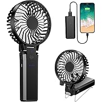 Amazon | ハンディファン MFEESYOB 2024年最新型 携帯扇風機