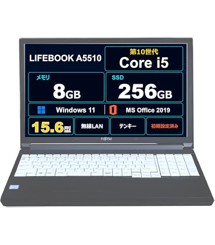 Amazon.co.jp: 富士通 FMV LIFEBOOK A577/S FMVA26001 Core i5 7300U