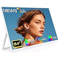 Amazon.co.jp: モバイルモニター 白 15.6インチ Newsoul モバイル