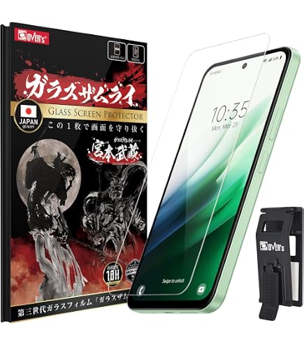 Amazon | OVER's ガラスザムライ Xiaomi Redmi Note 9T 用 ガラス