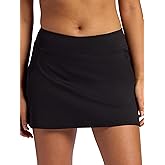 Head Women's Crosscourt Mesh Panel Skort, Standard Fit, 13” Inseam, Built-in Compression Shorts with Pockets
