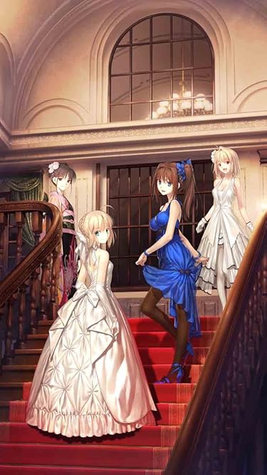 2023夏アニメ - ドレスアップしているセイバー達。