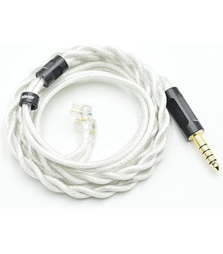 Amazon | 【JSHiFi-Zeus】QDC4.4mmリケーブル 単結晶銅銀メッキ4.4mm