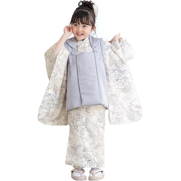 Amazon | [京都瑠璃雛菊] 七五三 着物 7歳 フルセット 菊乃(きく