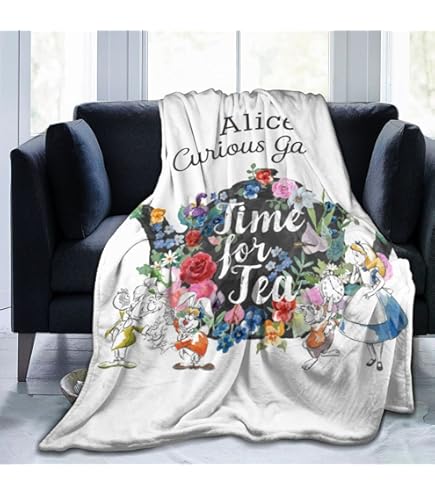 ★希少！不思議の国のアリスシングルサイズ毛布＆枕カバー★ディズニー☆ブランケット 希少！不思議の国のアリス布団カバー＆枕カバーディズニー