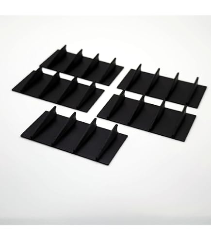 Amazon.co.jp: シェブロン形状 空力デバイス ABS製 スリム+R (4山6枚