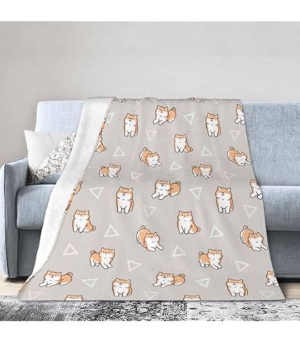 Amazon｜ジェラピケ 柴犬 ブランケット グレー 京都 広島 仙台限定