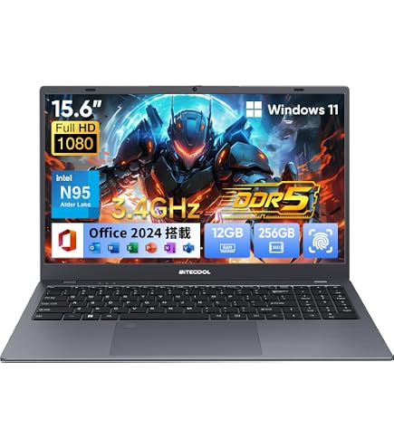 Amazon.co.jp: 2025最新型 15.6インチFHD（1920×1080） ノートパソコン