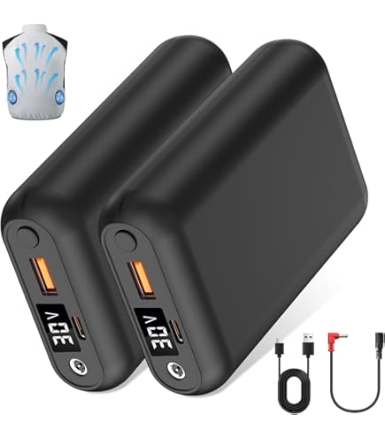Amazon.co.jp: LABEWVI ペルチェベスト用 20000mAh バッテリー 単品