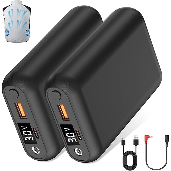 Amazon.co.jp: 空調作業服 バッテリー 12V 20000mAh 大容量 DC/USB