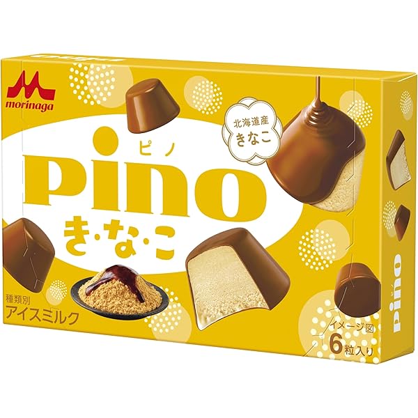 Amazon.co.jp: クール便発送 森永乳業 ピノ きなこ 6粒入り 3箱セット