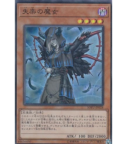 Amazon.co.jp: 遊戯王カード 失楽の魔女(シークレットレア) ソウル