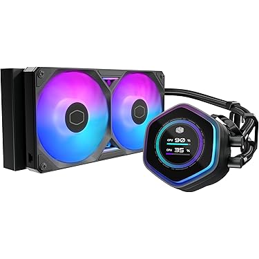 CPUクーラー 水冷 デジタルディスプレイ 240MM AIO PWMファン CPUクーラー 水冷 デジタルディスプレイ 240MM AIO PWMファン