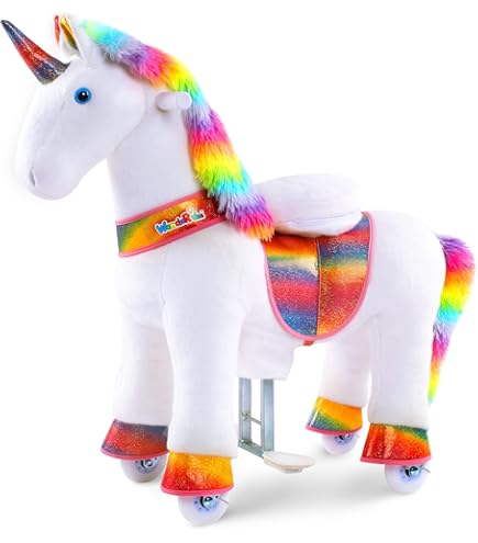 Amazon.co.jp: WondeRides ライド ユニコーン ライディング ポニー