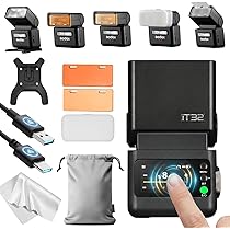 Amazon | Godox iT32 カメラフラッシュ X5C コマンダーと組み合わせ