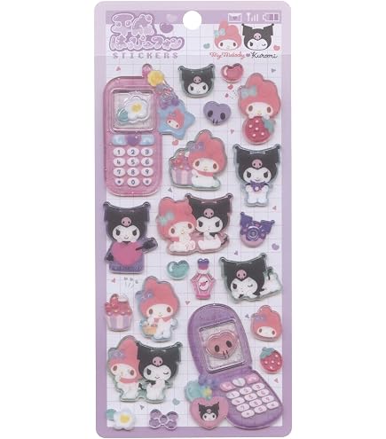 Amazon.co.jp: 平成はっぴーフォン ステッカーズ【ハローキティ】デコ