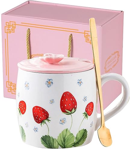 European Ceramic Coffee Cup & Saucer Set With Spoon - White Porcelain