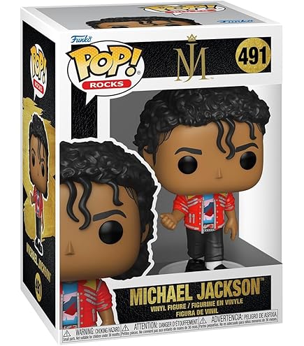 Amazon | Funko POP! Music マイケル・ジャクソン スリラー フィギュア