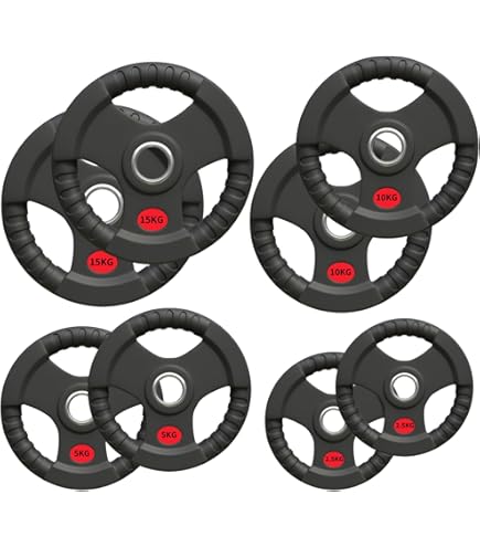 Amazon.co.jp: □大手24時間ジムも導入□ラバープレート 計80kgセット