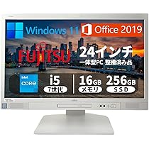 Amazon.co.jp: 【整備済み品】一体型PC 富士通 K557/24型フルHD(1920
