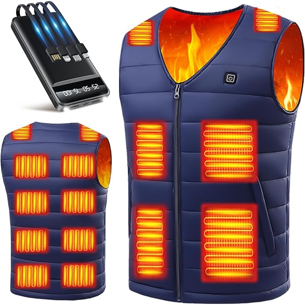 BABGHOY 充電式加熱ベスト 16箇所発熱 Amazon.co.jp: [BARGOHOY] 電熱ベスト 加熱ベスト 16箇所発熱 速暖