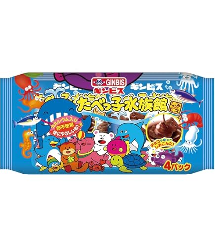 Amazon.co.jp: ギンビス たべっ子水族館4連 68g×12個 : 食品・飲料・お酒