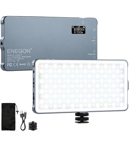 Lampe Vidéo LED SMALLRIG P96 - Panneau Lumière Portable 2200mAh - Pour Photo Et Vidéo