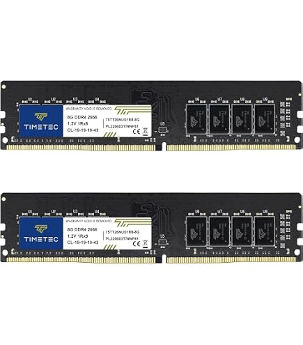 Amazon.co.jp: Timetec 16GB KIT(8GBx2枚) DDR4 デスクトップPC用