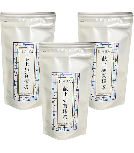 Amazon.co.jp: 丸八製茶場 献上加賀棒茶 60g×3袋 60グラム (x 3