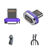 16ピン端子 マグネット式 USB-C アダプタ専用 マグネットケーブル専用 タイプC Lightning 2個入り 磁石 防塵 着脱式 (Lightning端子のみ ２個入り)