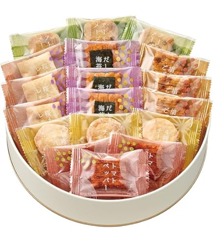 Amazon.co.jp: 【100個以上入り】 おかき ギフト 個包装 6種類