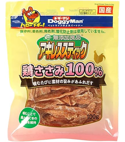 Amazon | ドギーマン 犬用おやつ 無添加良品アキレススティック チキン