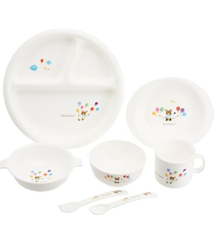 Amazon | 錦化成 ベビー食器 はじめての食器セット ミニーマウス(GF-7