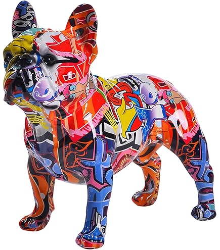 彫像彫像に彫刻フレンチブルドッグセラミック犬磁器動物の置物部屋の装飾結婚祝い 彫像彫像に彫刻フレンチブルドッグセラミック犬磁器動物の置物
