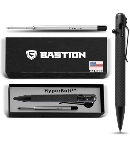 ジルコニウム製 ボールペン アメリカ製 EDC Amazon | BASTION® ラグジュアリーボルトアクションペン、丈夫な