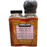 KIRKLAND SIGNATURE カークランドシグネチャー ヒマラヤピンク岩塩 368.5g（ミル付+詰め替え）合計2本セット