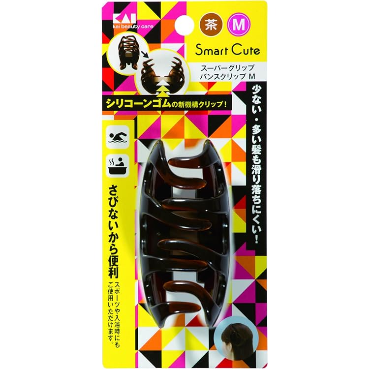 Amazon.co.jp: 貝印 Smart Cute ねじねじダブルクリップ Mサイズ