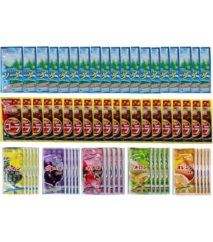 Amazon.co.jp: 松山製菓 コーラ&ソーダ吊下げ5連 (12g×5袋)×10個