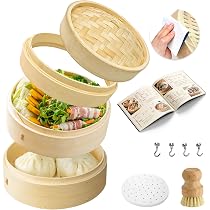 Amazon | 【初心者でも届いてすぐ使える オールイン蒸篭セット