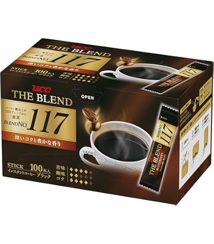 UCC 117　深いコクと豊かな香り　90g×24瓶　 インスタントコーヒー Amazon.co.jp: UCC ザ・ブレンド117 瓶 90g×12個 : 食品・飲料・お酒