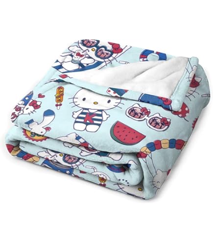 Amazon｜[ジンアイリス] タオルケット 毛布 シングル キティ