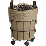 アビテ(Habiter) ブロンシスリ・ラウンドカート カーキ LU-008-KH 33.5×40.5×33.5cm