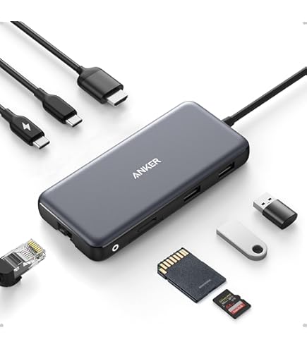 Dell Pro 7-in-1 USB-C Travel Hub - DA326, Black, with HDMI 2.1