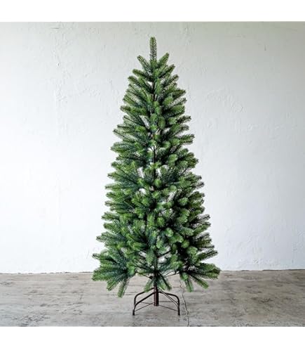 Amazon | BTM クリスマスツリー 濃密 葉の落ちない LED付き スチール脚