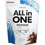 アンビーク オールインワン プロテイン ホエイ チョコレート風味 ビタミン11種配合 ミネラル4種配合 国産 1kg