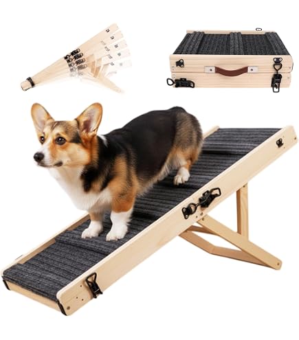 Amazon | [Arklove]【犬用スロープ＆ステップ2WAY】折りたたみ式