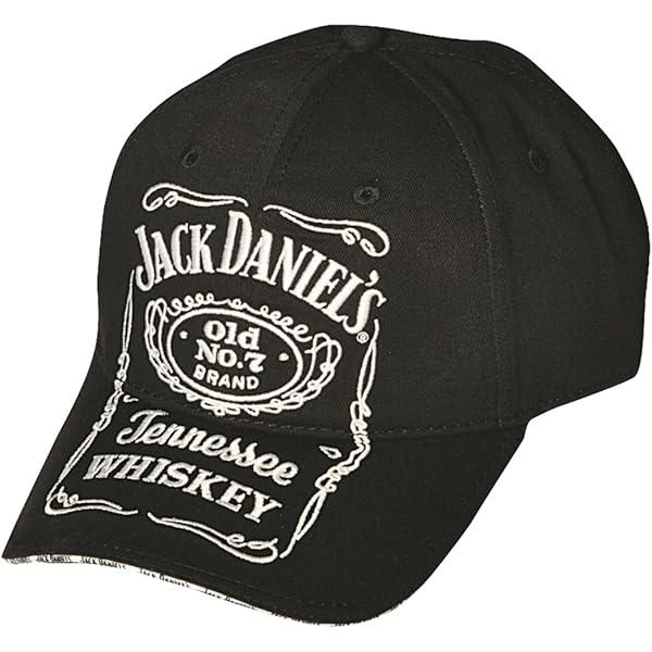 Jack Daniels ロゴ キャップ フリーサイズ OKX Jack Daniels メンズ Daniel's ロゴ キャップ ブラック ワン